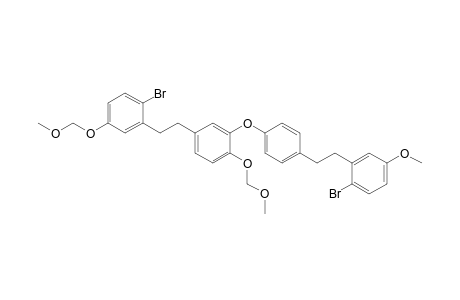 1-Bromanyl-2-[2-[3-[4-[2-(2-bromanyl-5-methoxy-phenyl)ethyl]phenoxy]-4-(methoxymethoxy)phenyl]ethyl]-4-(methoxymethoxy)benzene