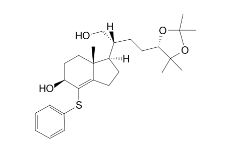 (3R)-4-Hydroxy-3-[(1R,5S,7aR)-5-hydroxy-7a-methyl-4-(phenylsulfonyl)-2,3,5,6,7,7a-hexahydro-1H-indol-1-yl]-1-[(4S)-2,2,5,5-tetramethyl-1,3-dioxaolan-4-yl]butane