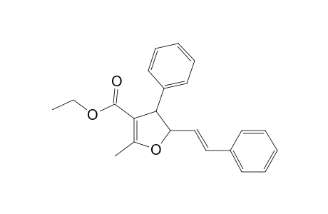 3-Ethoxycarbonyl-2-methyl-5-[(E)-2-phenylethenyl]-4-phenyl-4,5-dihydrofuran