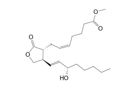 Methyl (5Z,8R(*),12R(*),13E,15S(*))-15-hydroxy-9-oxo-10-oxaprosta-5,13-dienoate