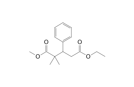 Methyl 5-ethoxy-4-ethoxycarbonyloxy-2,2-dimethyl-5-oxo-3-phenylpentanoate