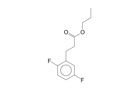 Propanoic acid, 3-(2,5-difluorophenyl)-, propyl ester