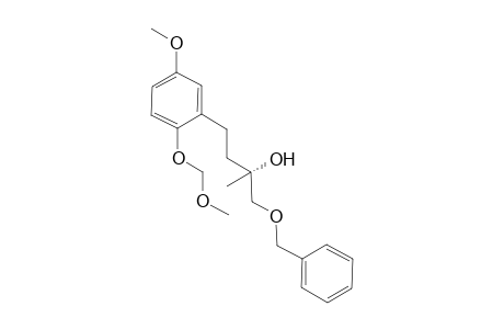 (2R)-1-benzoxy-4-[5-methoxy-2-(methoxymethoxy)phenyl]-2-methyl-butan-2-ol