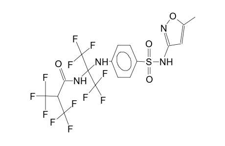 2-(2-hydrohexafluoroisobutanoyl)amido-2-[4-(5-methyl-3-isoxazolyl)aminosulphonylphenyl]amino-1,1,1,3,3,3-hexafluoropropane