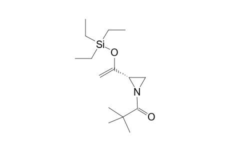 (S)-2,2-Dimethyl-1-(2-(1-(triethylsiloxy)vinyl)aziridin-1-yl)propan-1-one