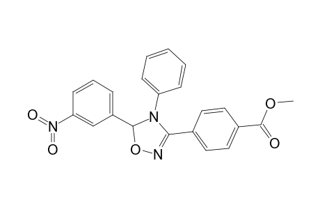 4-[5-(3-nitrophenyl)-4-phenyl-5H-1,2,4-oxadiazol-3-yl]benzoic acid methyl ester
