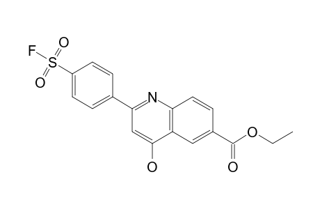 Ethyl 2-(4-fluorosulfonylphenyl)-4-hydroxy-6-quinolinecarboxylate