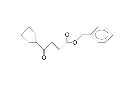 Benzyl (E)-1-(cyclopenten-1-yl)-1-oxo-2-propene-3-carboxylate