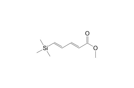 (E,E)-trimethyl(4-carbomethoxy-1,3-butadienyl)silane