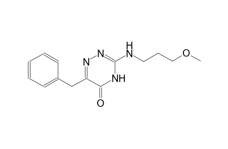 1,2,4-triazin-5(4H)-one, 3-[(3-methoxypropyl)amino]-6-(phenylmethyl)-