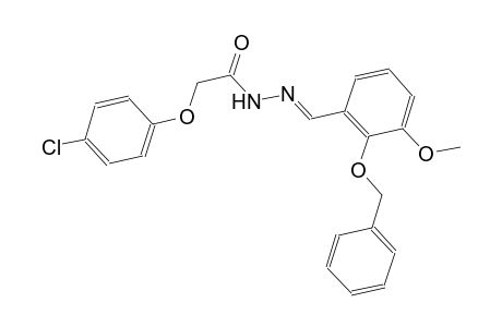 N'-{(E)-[2-(benzyloxy)-3-methoxyphenyl]methylidene}-2-(4-chlorophenoxy)acetohydrazide