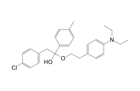 2-(4-chlorophenyl)-1-{2-[4-(diethylamino)phenyl]ethoxy}-1-(4-methylphenyl)ethanol