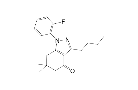 3-Butyl-1-(2-fluorophenyl)-6,6-dimethyl-1,5,6,7-tetrahydro-4H-indazol-4-one