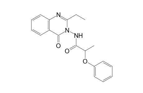 N-(2-ethyl-4-keto-quinazolin-3-yl)-2-phenoxy-propionamide