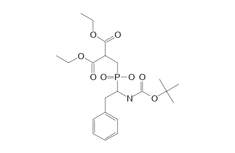 (R,S)-2-[(1-TERT.-BUTOXYCARBONYLAMINO-2-PHENYL-ETHYL)-HYDROXY-PHOSPHINOYLMETHYL]-MALONIC-ACID-DIETHYLESTER