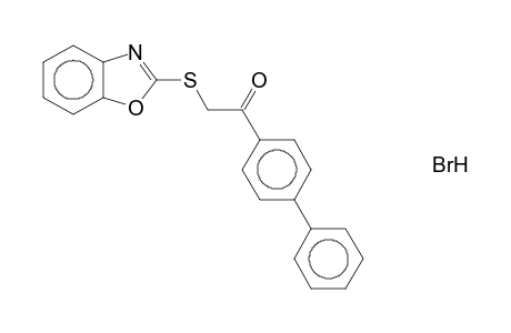 2-(4-Phenylbenzoylmethylthio)benzoxazole hydrobromide