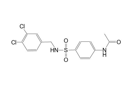 N-(4-{[(3,4-dichlorobenzyl)amino]sulfonyl}phenyl)acetamide