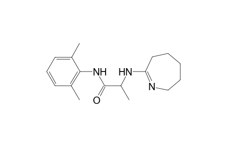 Propanamide, N-(2,6-dimethylphenyl)-2-[(3,4,5,6-tetrahydro-2H-azepin-7-yl)amino]-