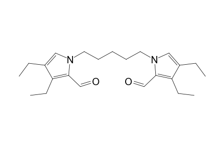 1,1'-(1,5-Pentanediyl)-bis(3'',4''-diethylpyrrole-2"-carbaldehyde)
