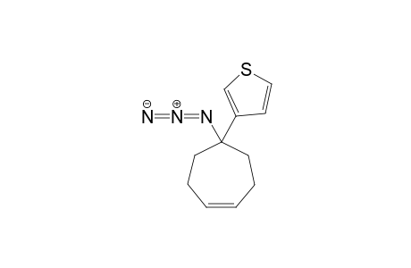 1-Azido-1-(thiophen-3-yl)cyclohept-4-ene