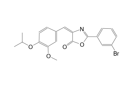 (4E)-2-(3-bromophenyl)-4-(4-isopropoxy-3-methoxybenzylidene)-1,3-oxazol-5(4H)-one
