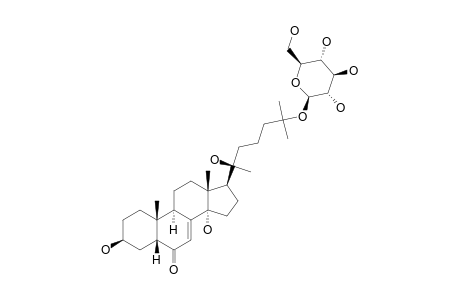 2,22-DIDEOXY-20-HYDROXY-ECDYSONE-25-O-BETA-D-GLUCOPYRANOSIDE