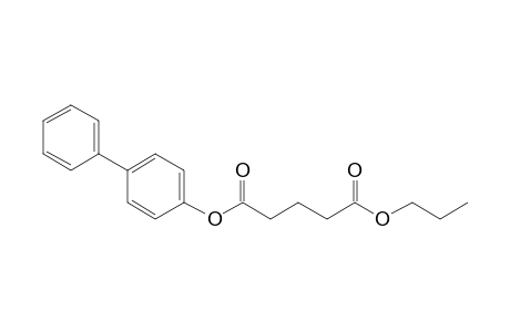 Glutaric acid, 4-biphenyl propyl ester