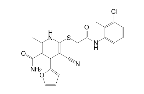 3-pyridinecarboxamide, 6-[[2-[(3-chloro-2-methylphenyl)amino]-2-oxoethyl]thio]-5-cyano-4-(2-furanyl)-1,4-dihydro-2-methyl-