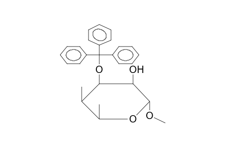 METHYL 4,6-DIDEOXY-3-O-TRITYL-4-C-METHYL-ALPHA-L-TALOHEXOPYRANOSIDE