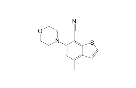 7-Cyano-4-methyl-6-(4-morpholino)benzo[b]thiophene