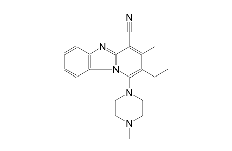 2-ethyl-3-methyl-1-(4-methyl-1-piperazinyl)pyrido[1,2-a]benzimidazole-4-carbonitrile