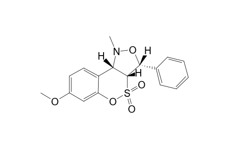 (3R,3aR,9bS)-7-Methoxy-1-methyl-3-phenyl-1,3,3a,9b-tetrahydro-2,5-dioxa-4-thia-1-aza-cyclopenta[a]naphthalene 4,4-dioxide
