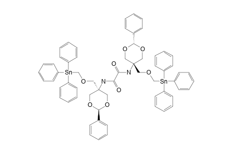 N,N'-BIS-[(Z)-(5-TRIPHENYLSTANNYLMETHOXYMETHYL)-2-PHENYL-1,3-DIOXAN-5-YL]-ETHANEDIAMIDE