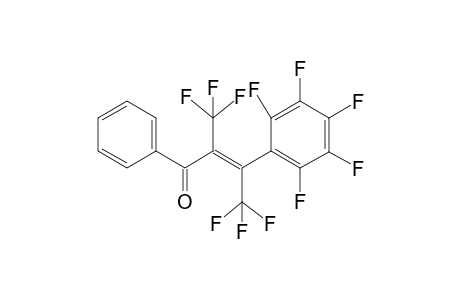 1-Benzoyl-1,2-di(trifluoromethyl-2-(pentafluorophenyl)ethylene