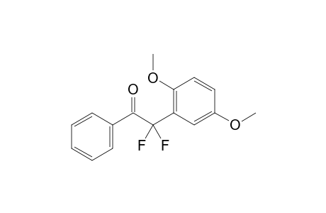 2-(2,5-Dimethoxyphenyl)-2,2-difluoro-1-phenylethanone