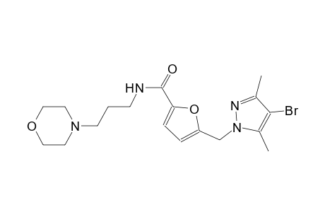 2-furancarboxamide, 5-[(4-bromo-3,5-dimethyl-1H-pyrazol-1-yl)methyl]-N-[3-(4-morpholinyl)propyl]-