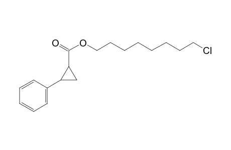 Cyclopropanecarboxylic acid, trans-2-phenyl-, 8-chlorooctyl ester