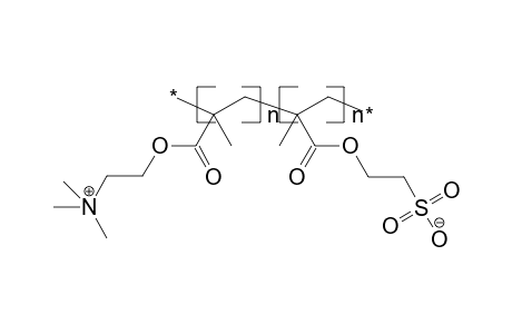 Poly(2-methacryloyloxyethyltrimethylammonium-alt-2-methacryloyloxyethanesulfonate)