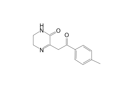 Pyrazin-2(1H)-one, 5,6-dihydro-3-[2-oxo-2-(4-tolyl)ethyl]-