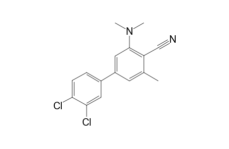 6-(3,4-Dichlorophenyl)-2-dimethylamino-6-methylbenzonitrile