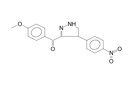 3-(4-METHOXYBENZOYL)-4-(4-NITROPHENYL)-2-PYRAZOLINE