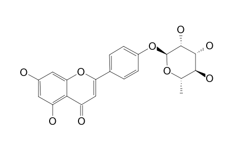 APIGENIN-4'-O-ALPHA-L-RHAMNOPYRANOSIDE