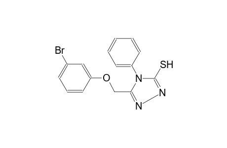 5-[(3-Bromophenoxy)methyl]-4-phenyl-4H-1,2,4-triazol-3-yl hydrosulfide