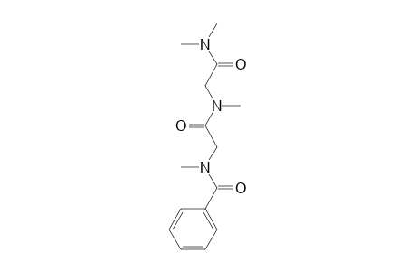 N-(Benzoylglycyl)glycine amide, N,N',N''N''-tetramethyl-