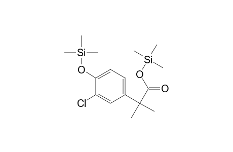 Benzeneacetic acid, 3-chloro-.alpha.,.alpha.-dimethyl-4-[(trimethylsilyl)oxy]-, trimethylsilyl ester