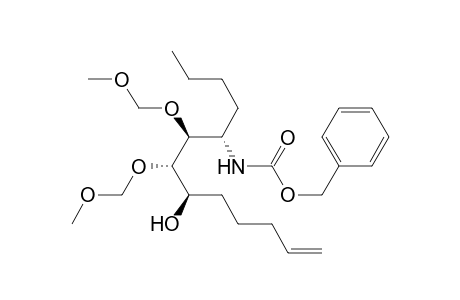 (6R,7S,8S,9S)-9-[[(benzyloxy)-carbonyl]amino]-7,8-bis[(methoxymethyl)oxy]tridec-1-en-6-ol