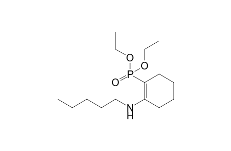 Diethyl 2-(pentylamino)cyclohex-1-enylphosphonate