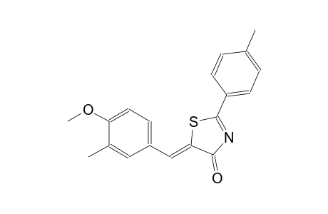 (5Z)-5-(4-methoxy-3-methylbenzylidene)-2-(4-methylphenyl)-1,3-thiazol-4(5H)-one