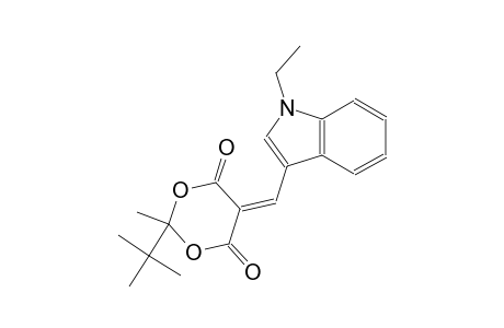2-tert-butyl-5-[(1-ethyl-1H-indol-3-yl)methylene]-2-methyl-1,3-dioxane-4,6-dione