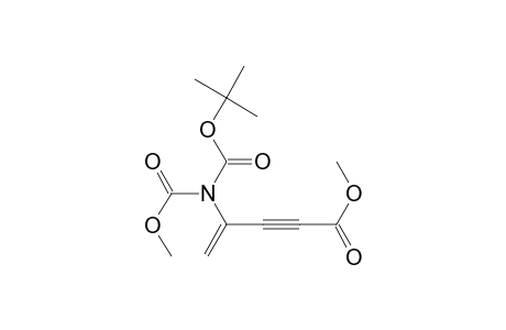 4-[methoxycarbonyl-[(2-methylpropan-2-yl)oxy-oxomethyl]amino]pent-4-en-2-ynoic acid methyl ester
